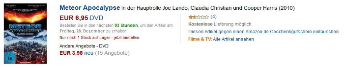 Amazon-Gestöber - #1 - Amazon Apokalpyse
