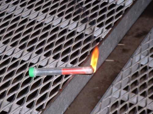 Burning Reagenzglas #2
