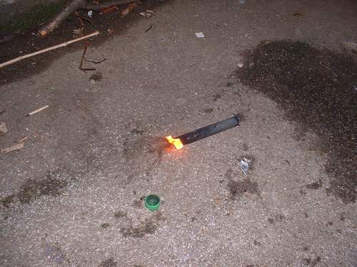 Burning Reagenzglas #2