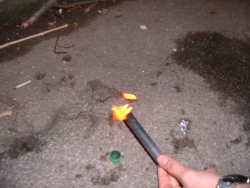 Burning Reagenzglas #2