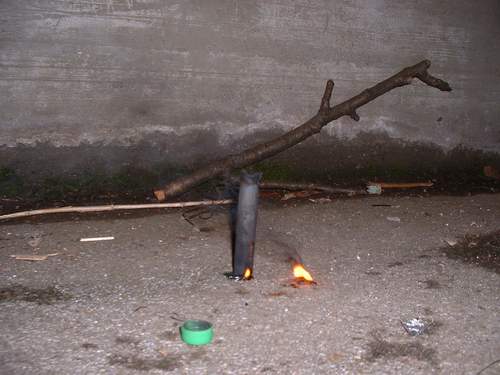 Burning Reagenzglas #2