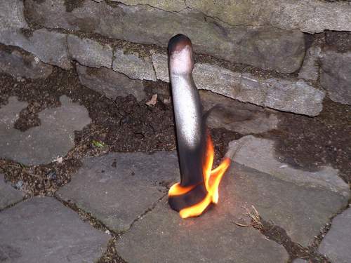 Burning Reagenzglas #3