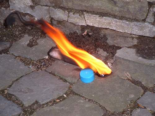 Burning Reagenzglas #3