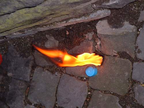 Burning Reagenzglas #3