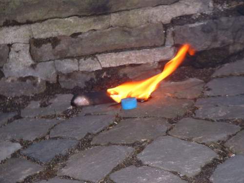 Burning Reagenzglas #3