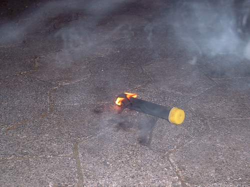 Burning Reagenzglas