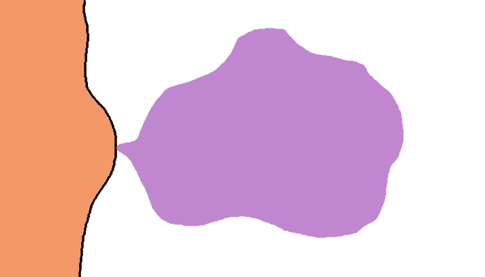 Lilafurzgeblümt