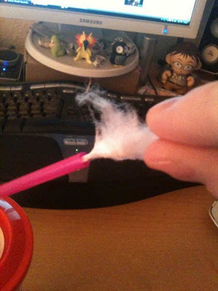 Trinkzuckerwatte